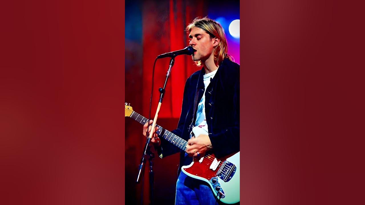 Kurt Cobain (MTV Live And Loud 1993) 4K Pictures