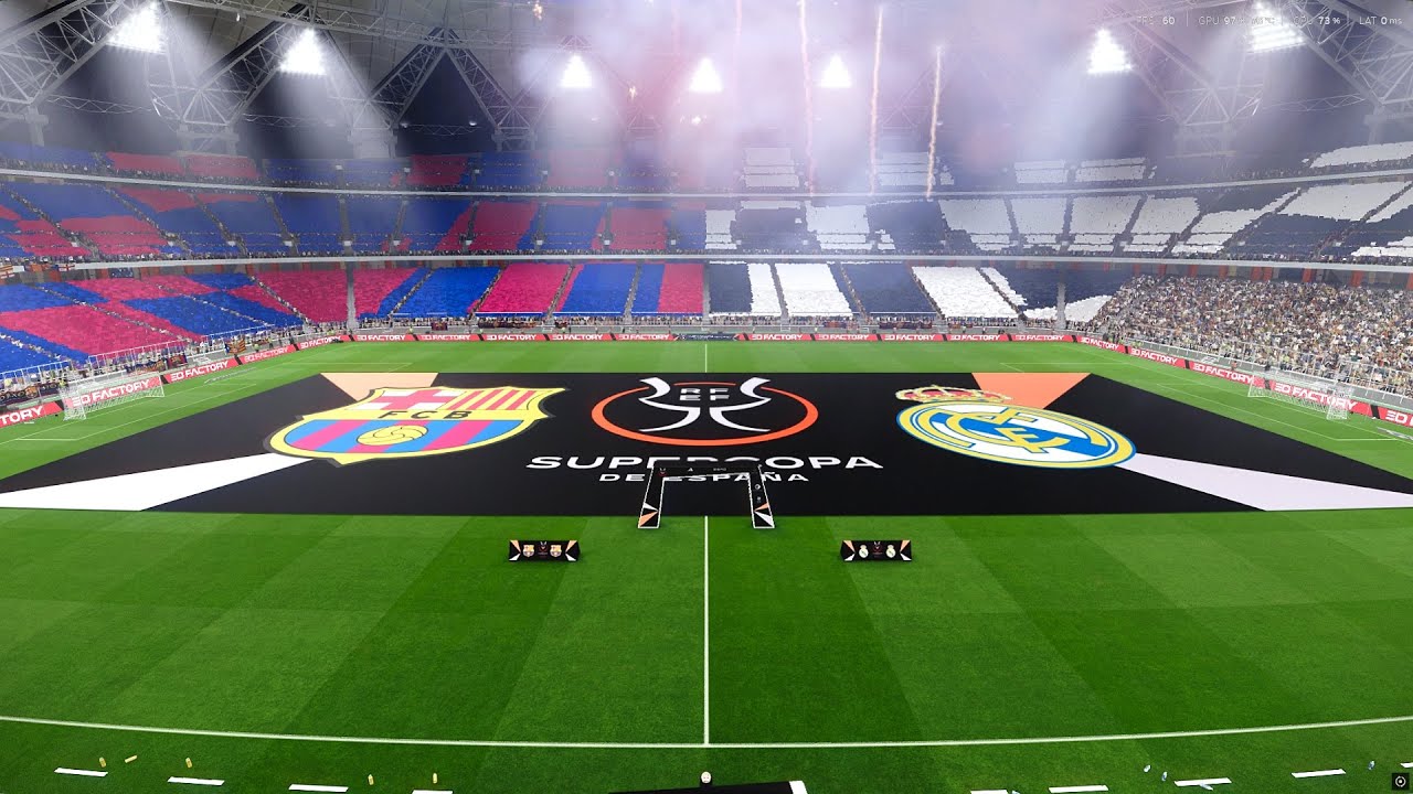 SPANISH SUPER CUP FINAL | BARCELONA VS REAL MADRID | EL CLASICO FL 26 /PES 2021 MOD GAMEPLAY 🔵🔴