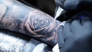 Rose Tattoo TimeLapse BY @Angelo.ink