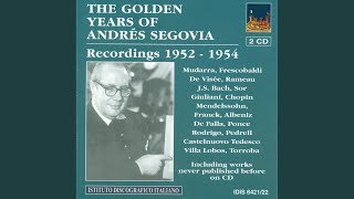 Violin Partita No. 2 in D Minor, BWV 1004: V. Chaconne (arr. A. Segovia)