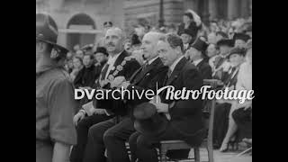 1934 - A ceremonial parade takes place in Paris, France.
