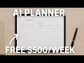 The FREE AI Tool I Use to Create & Sell Printable Planners on Etsy (Make $500/Week Passive Income)..