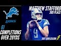 Matthew Stafford Big Play Compilation | 2017-2018 Season