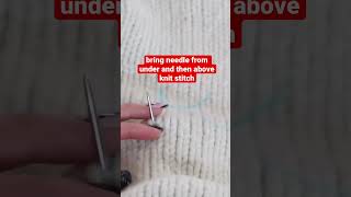 how to duplicate stitch | *easy* knitting stitch to personalized knit pullover &amp; turtleneck sweater