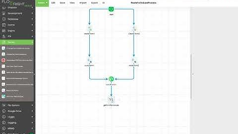 FlowWright - instantiating & routing multiple forms example