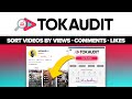 TOKaudit: TikTok Sorting & Analytics Toolkit chrome extension