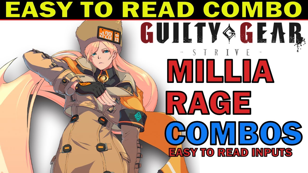 GGST ver1.2 ] BRIDGET BASIC COMBO - EASY TO READ COMBO INPUTS - GUILTY GEAR  STRIVE - ZEPHELA 