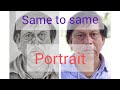 How to draw same to same portrait drawing tapas art
