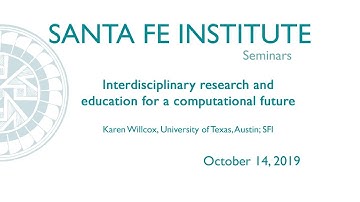 Interdisciplinary research and education for a computational future