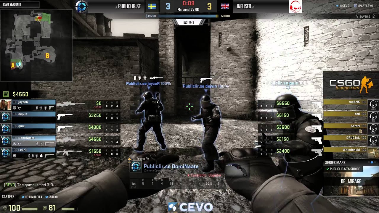 Infused vs Publiclir Game 1 (CEVO-M CS:GO Season 8) - Helium & Launders ...