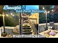 Huge back porch makeover on a budget porchmakeover backyardmakeover diyhomeprojects