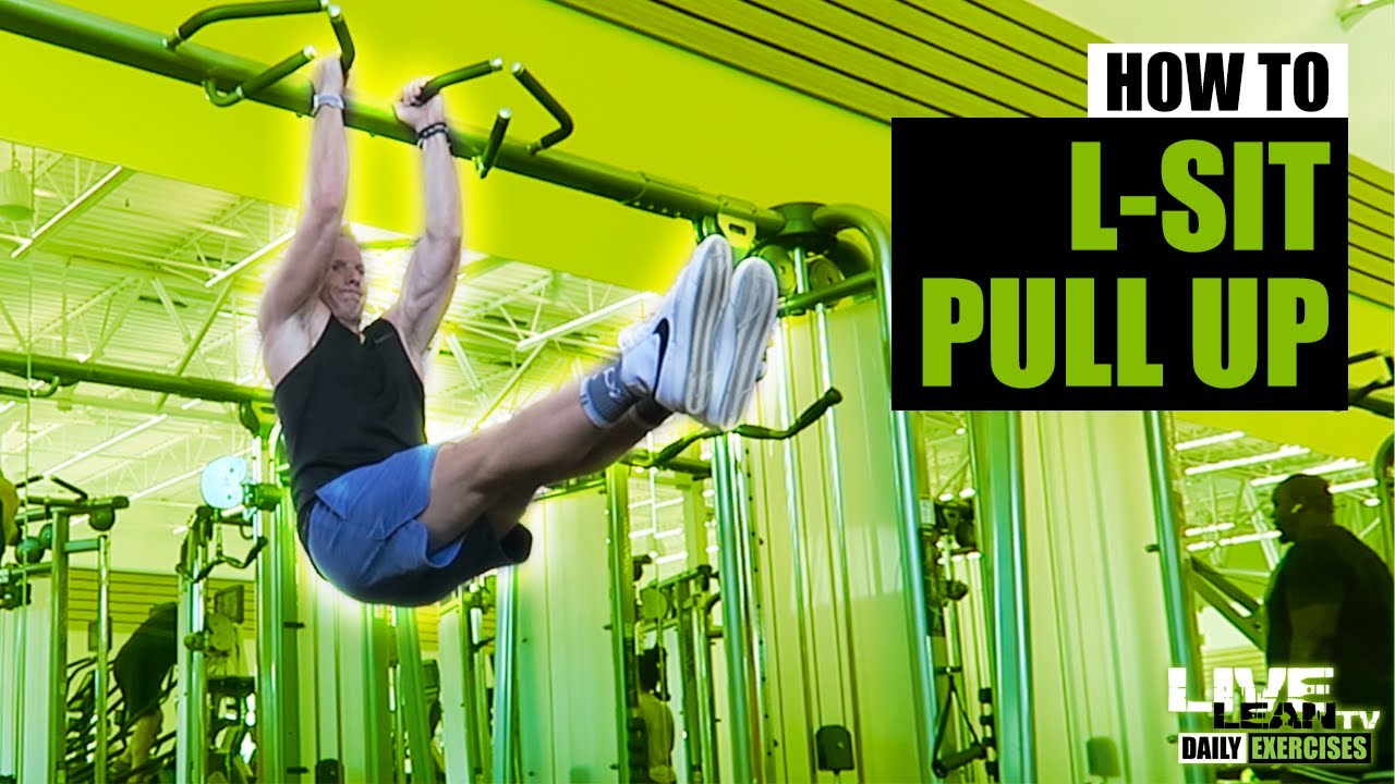 How To Do A NEUTRAL GRIP L-SIT PULL UP  Exercise Demonstration Video and  Guide 