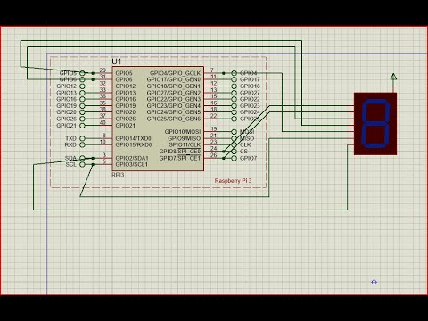 7 segment display # seven segment display in raspberry pi 4 - YouTube