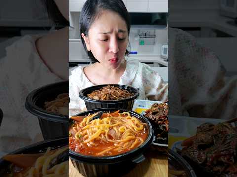 아침부터 먹방 보실래요? 짜장면 갓김치 먹방 #KIMCHI #ASMR #NOODLES #MUKBANG