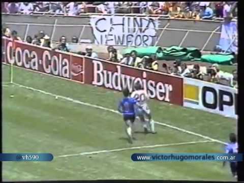 Argentina 2 Inglaterra 1 (Relato Victor Hugo)  Mundial Mexico 1986