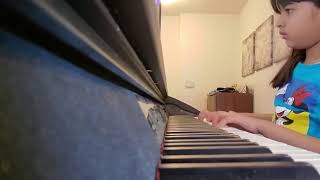 Muskaan's piano performance - end of level 1B - Sonatina song