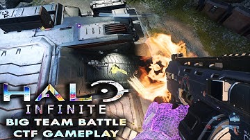 HALO INFINITE Big Team CTF DEADLOCK Gameplay (No Commentary) │ 12V12 BTB CTF (PC)