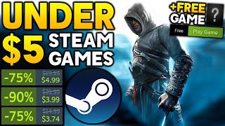 AWESOME STEAM PC GAME DEALS UNDER $5 and 1 FREE PC STEAM GAME!