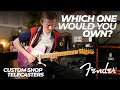 Which one would you own?! | 4 NEW Custom Shop Teles
