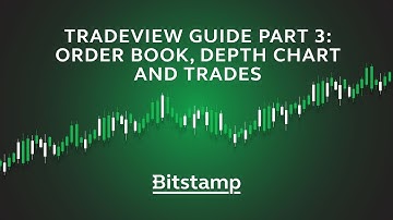 Tradeview guide part 3: Order book, depth chart and trades