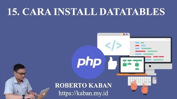15. Cara Install Datatables