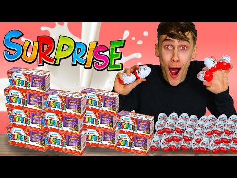 100 Geheime Surprise Eieren Openen! (Vindt Alle Verstopte Smurfen in Choco Ei!)