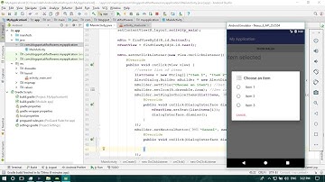 Alert Dialog Single Choice - Android Studio Tutorial