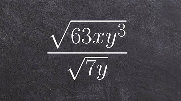 Learn how to divide two radical expressions by using the quotient property of radicals