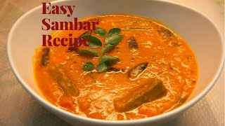 Pressure Cooker Sambar Recipe|Sadya  Sambar Recipe |4K|Asha's Taste Corner