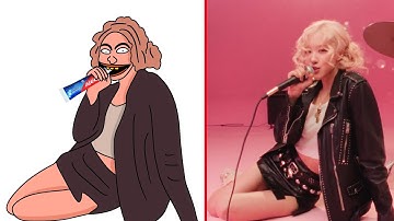 APT APATEU - ROSE & Bruno Mars APT. Funny Drawing Meme