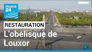 Obélisque de Louxor : le plus ancien monument de Paris se refait une beauté • FRANCE 24 screenshot 1