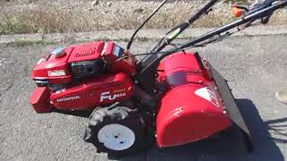 HONDA/ホンダ 歩行型 ラッキー 管理機 耕運機 FU655 - YouTube