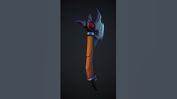 【3D Game asset】Stylized Axe 04