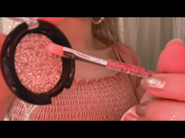 doing ur makeup with fake products✨(camera touching) no talking asmr class=