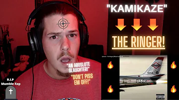 EMINEM "THE RINGER" BAR BREAKDOWN/REACTION! DO NOT PISS HIM OFF! 😂 #kamikaze #lyrics #fire