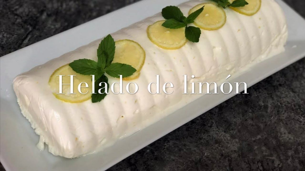 Helado de limón con Thermomix Realizado por Justa