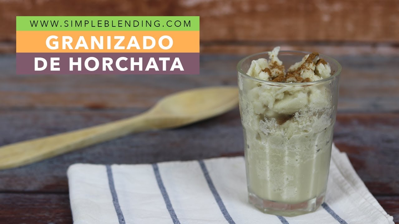 GRANIZADO DE HORCHATA | Horchata granizada con canela | Granizado saludable