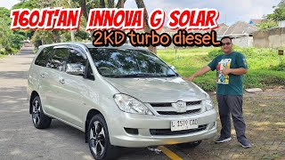 Innova G Solar 2KD, a fuel-efficient family car that can accommodate 7 people, in excellent condi...