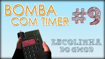 Tutorial como fazer uma bomba com timer | Escolinha do Gmod #9 [Wiremod]