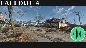FALLOUT 4 ♫ || 4K Relaxing Music & Game Ambience - The Commonwealth