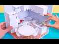 DIY Miniature DollHouse Rooms Tutorial - Kitchen!