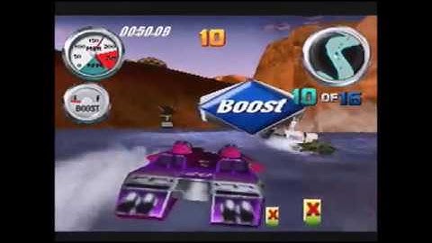 Hydro Thunder (N64) - Weird set of glitches