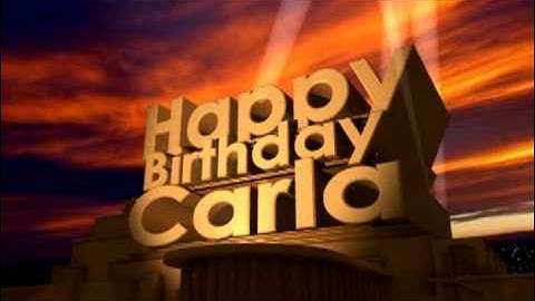 Happy Birthday Carla