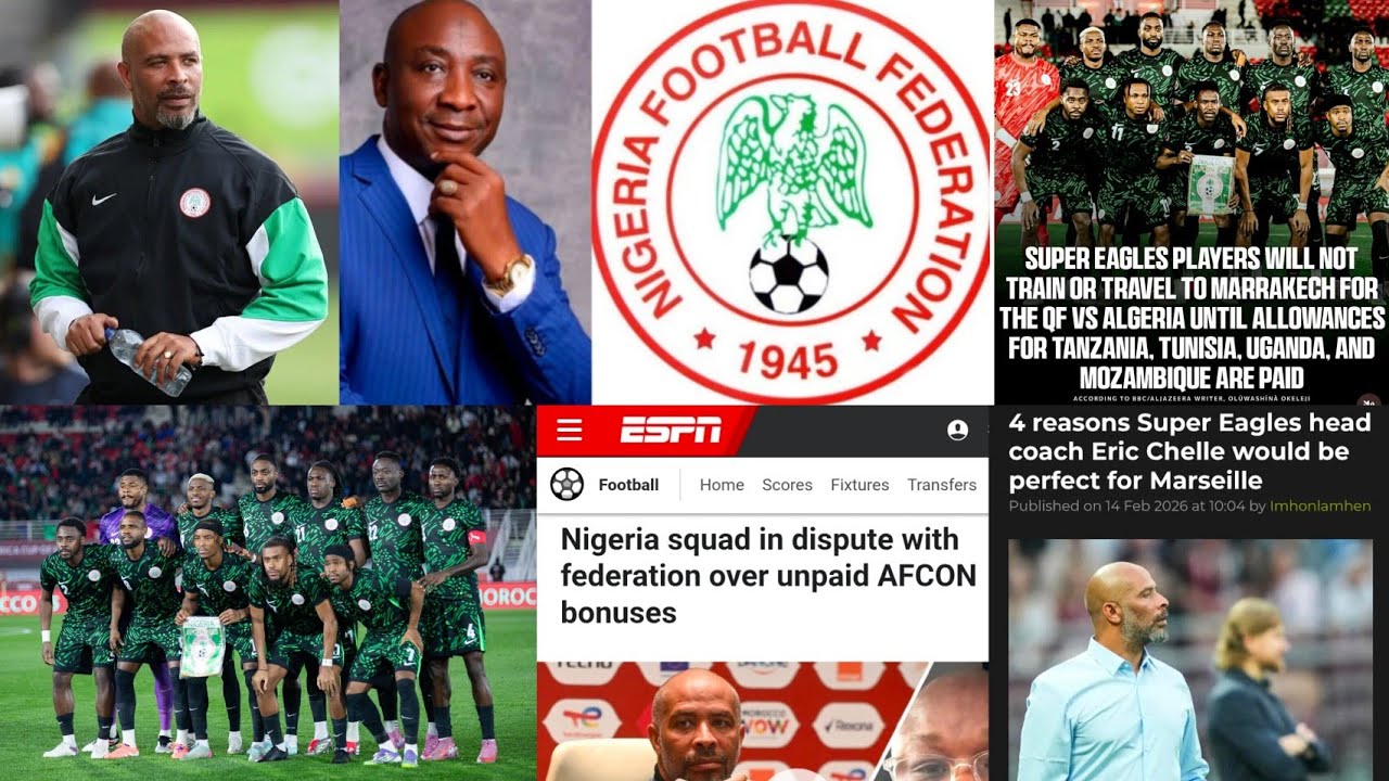 Позиция Нигерийской футбольной федерации (NFF) относительно будущего Эрика Челле: поверхностная с...