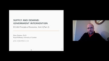 The Economy, Unit 8-2 Video 1: Supply and Demand, Government Intervention: The Key Questions