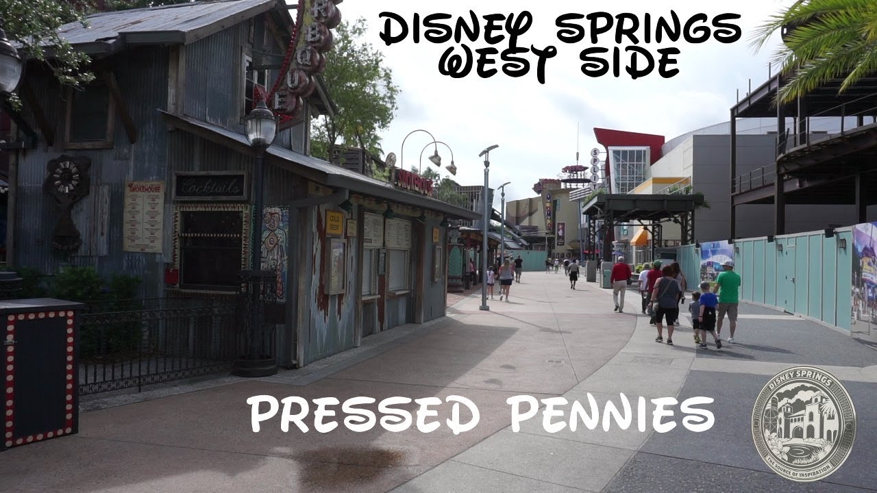 Disney Springs West Side Pressed Pennies YouTube