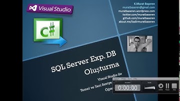 MS SQL Server ile Veritabanı Oluşturma