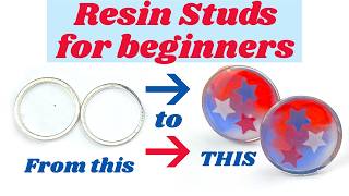 Make Your Own Cute Stud Earrings! Step By Step Tutorial