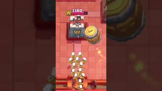 Defense to Perfect Attack 😱 OP Tower Down! #ClashRoyale #GamingShorts