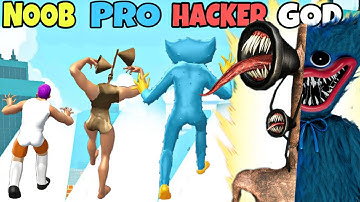 NOOB vs PRO vs HACKER vs GOD in Huggy Crazy Lab